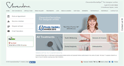 Desktop Screenshot of clarendondentalspa.co.uk